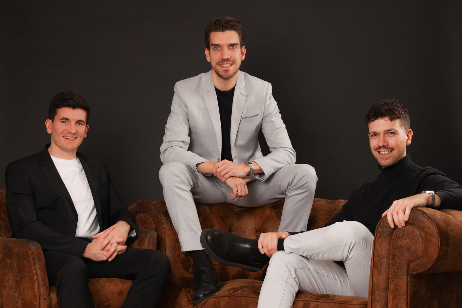 Felix, Daniel and Samuel, co-founders of Cellbyte